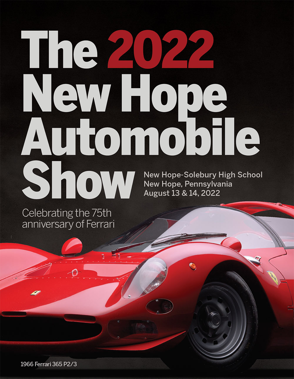 2022 New Hope Automobile Show program cover