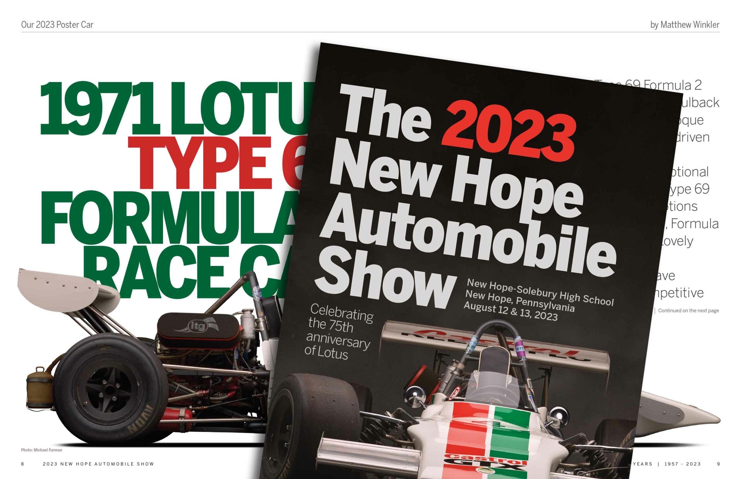 2023 New Hope Automobile program book